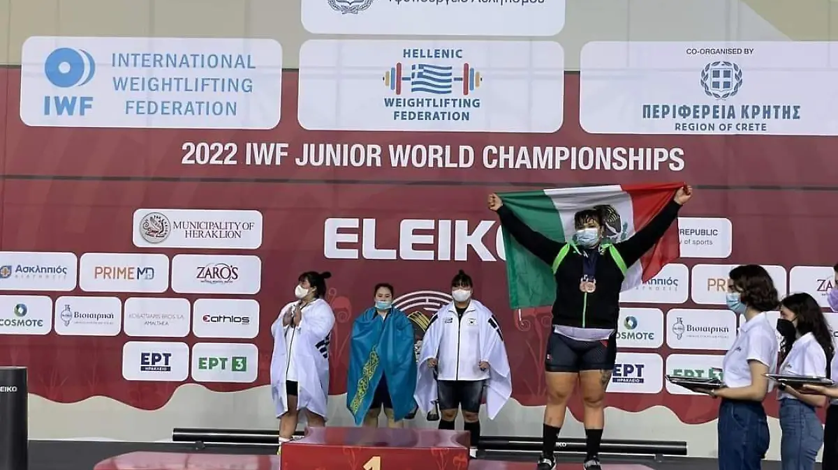 La sonorense Noemí Rodríguez obtuvo dos bronces en Mundial Sub 20 de Pesas